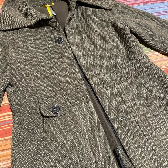 Lole brown tweed herringbone Women's Jacket - Picture 3 of 16